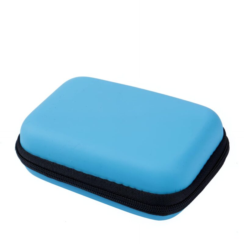 Porte-monnaie à coque rigide - Bleu ciel