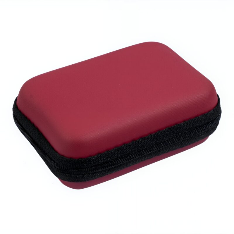 Porte-monnaie à coque rigide - Rouge