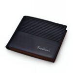 Portefeuille homme en simili cuir - Élégance sobre et fonctionnelle pour cartes et billets