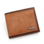 Portefeuille homme en simili cuir - L'écrin quotidien aux multiples rangements élégants - Marron