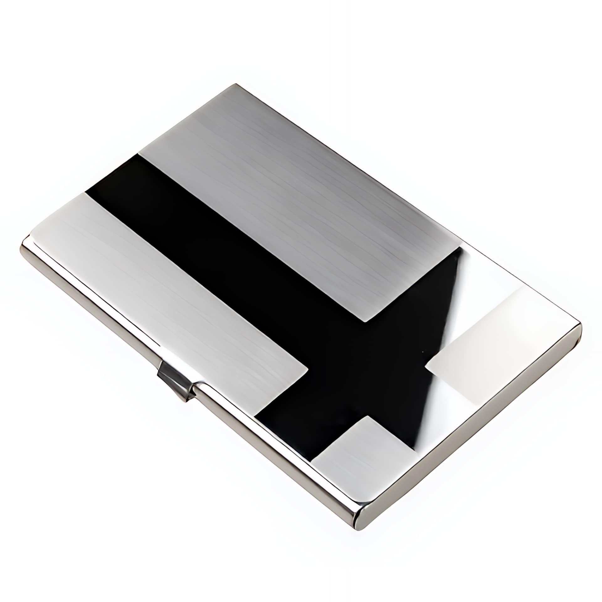Porte-cartes en aluminium gravé avec protection RFID