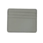 Porte-cartes élancé en simili cuir lisse ultra fin  pour billets et cartes - Vert